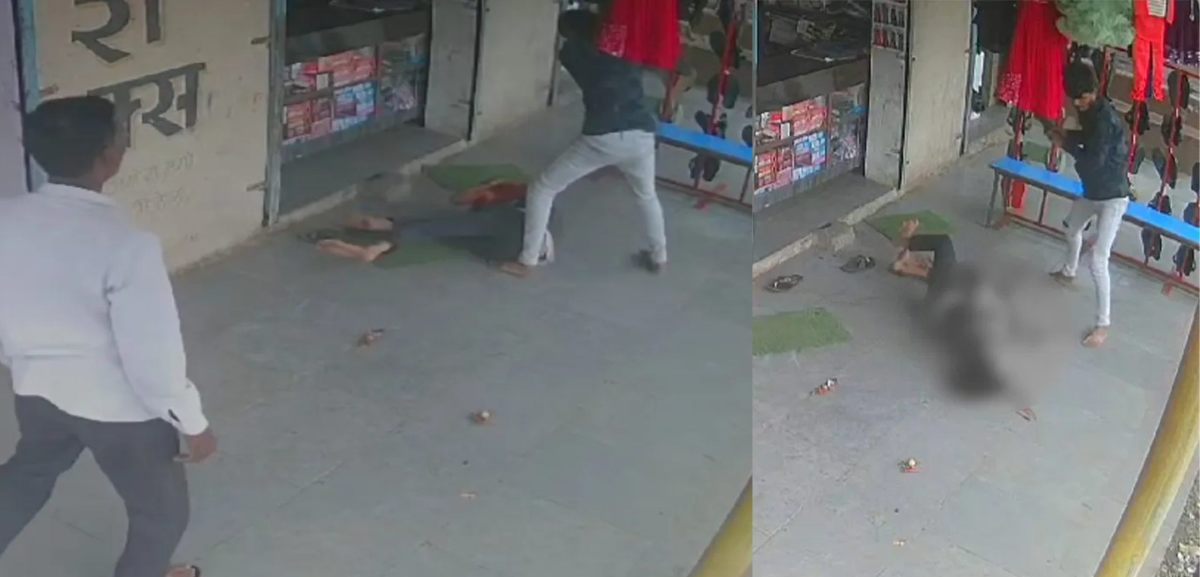 सर तन से जुदा: पुणे में दुकानदार की बेरहमी से हत्या, चापड़ से गर्दन काट डाली- Pune Murder Video