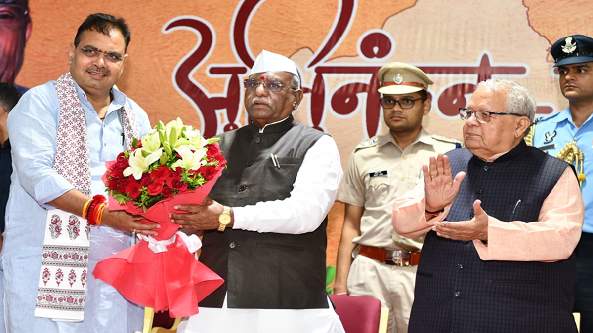 Rajasthan News: राज्यपाल हरिभाऊ किसनराव बागडे़ और कलराज मिश्र, सीएम हाउस में रात्रि भोज में हुए शामिल