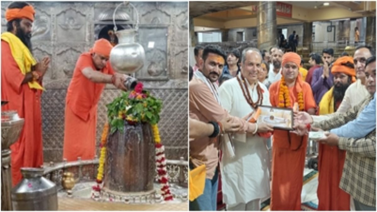 महाकाल की शरण में पहुंचे महंत बालकनाथ: अभिषेक कर लगाया बाबा का ध्यान, भस्म आरती में हुए शामिल  