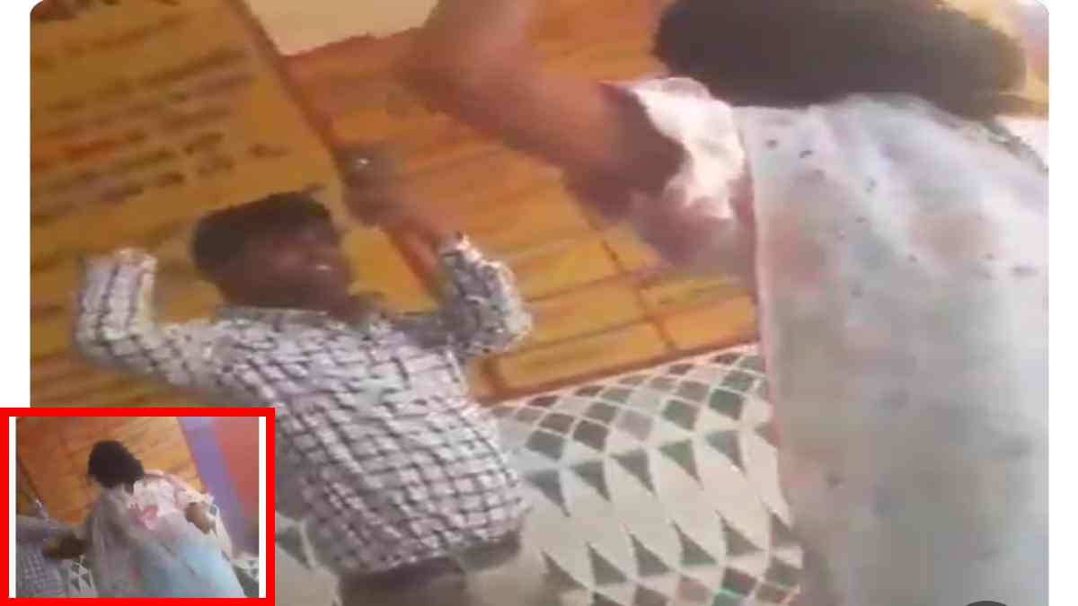 महिला ने मारे थप्पड़ ही थप्पड़.., सरकारी स्कूल में शिक्षकों के बीच मारपीट का Video Viral