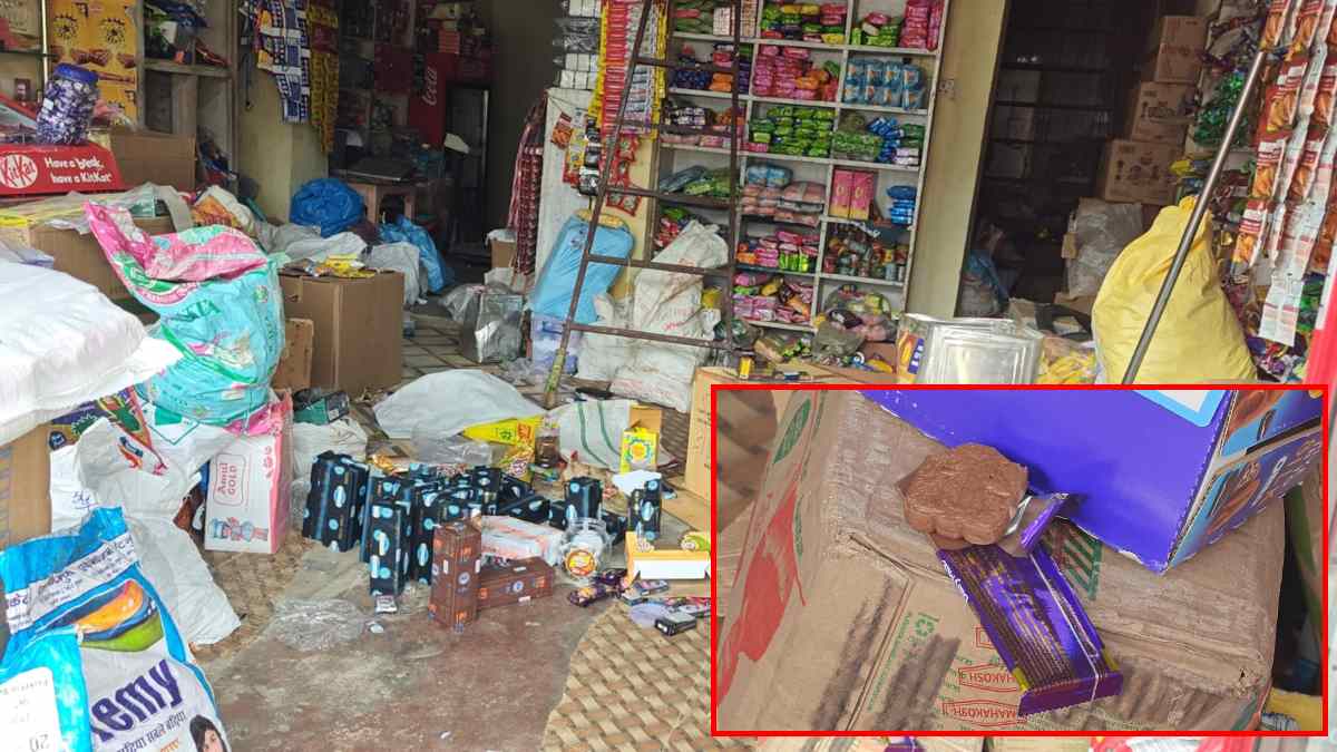 अजब-गजब चोरी: दुकान में चोरी से पहले चोर ने टाफी की उड़ाई दावत, फिर सिगरेट और गुटखा लेकर हुए फरार