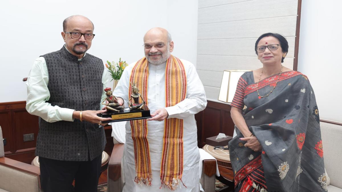 केंद्रीय गृहमंत्री अमित शाह से राज्यपाल रमेन डेका ने की मुलाकात