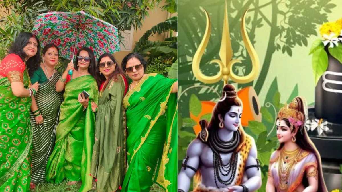 हरियाली तीज व्रत के साथ हरे रंग के वस्त्र पहनने का है विशेष महत्व, कुंवारी कन्याओं के व्रत रखने पर मिलता है मनचाहा वर…