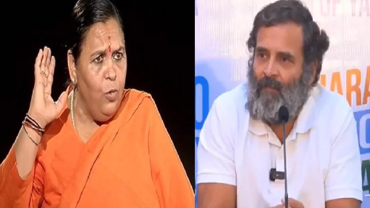 उमा भारती ने राहुल पर साधा निशानाः X पर लिखा- अमेरिका में हमारे देवी-देवताओं की अभय मुद्रा चर्चा की, दूसरे हाथ को भी देखें जिसमें त्रिशूल, तलवार और धनुष है