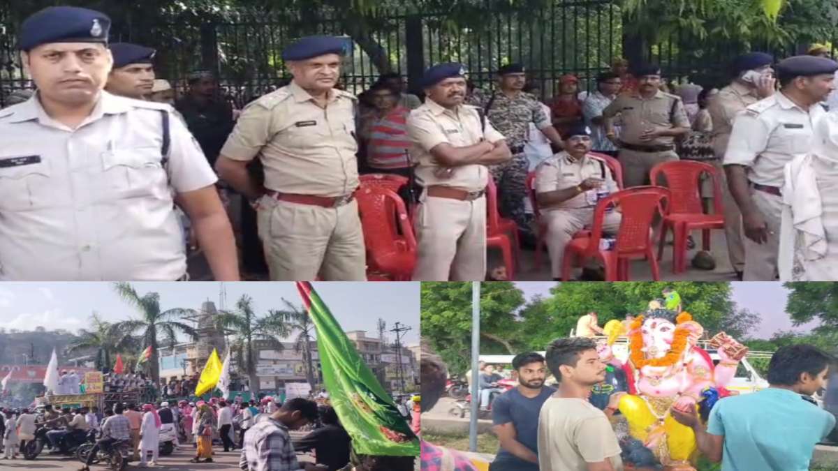 Gwalior में कारगर रहा प्रशासन का प्लान, शांतिपूर्ण तरीके से निकाला गया ईद मिलादुन्नबी और गणेश विसर्जन का जुलूस