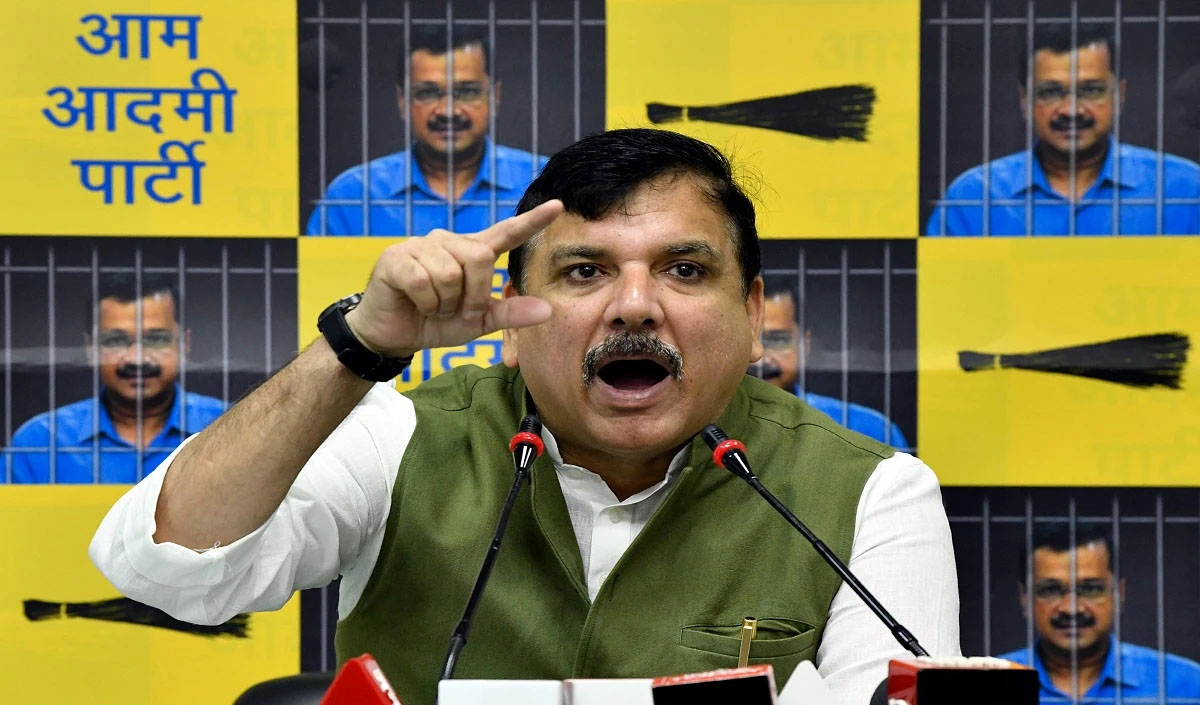 संजय सिंह का BJP पर तंज, कहा- इतना सन्नाटा क्यों है भाई…