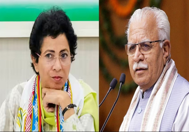 मनोहर लाल खट्टर ने कुमारी शैलजा को दिया ऑफर बोले- कांग्रेस में हुआ अपमान…
