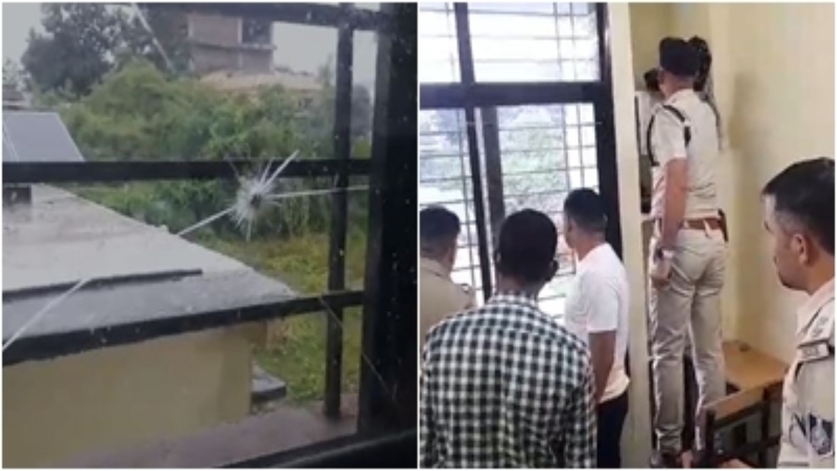 हॉस्टल में फायरिंग से सनसनी: खिड़कियों में मिले छर्रे के निशान, दहशत में आए छात्र  