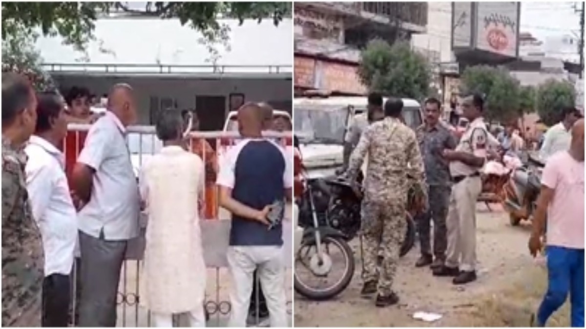 जिला पंचायत अध्यक्ष के घर पर कब्जा, चचेरी बहन ने पुलिस के सामने तोड़ा ताला 