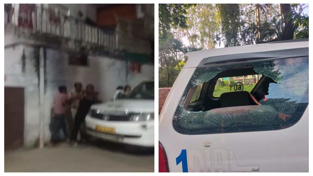 बेखौफ बदमाशों का पुलिस पर जानलेवा हमला, डायल 100 को भी किया चकनाचूर, विवाद सुलझाने पहुंची थी Police