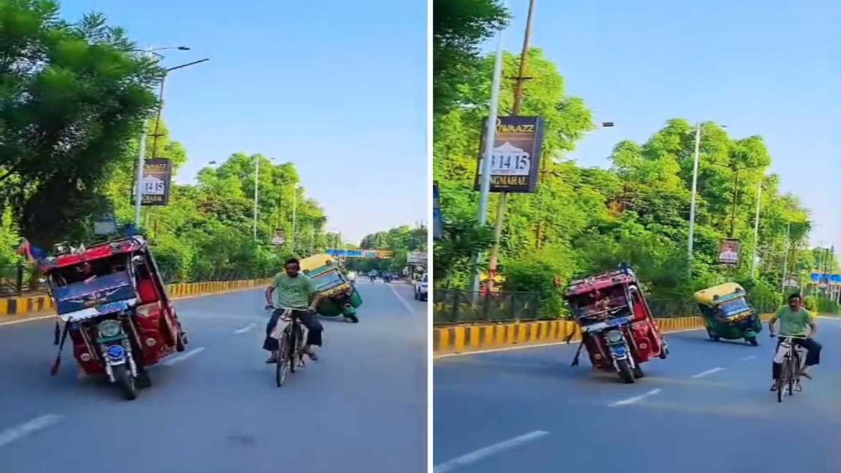 रील के चलन में डूबे ‘रीलबाज’: ड्राइवर ने बीच सड़क पर किया ऐसा स्टंट, Video देख हलक में आ जाएगी जान