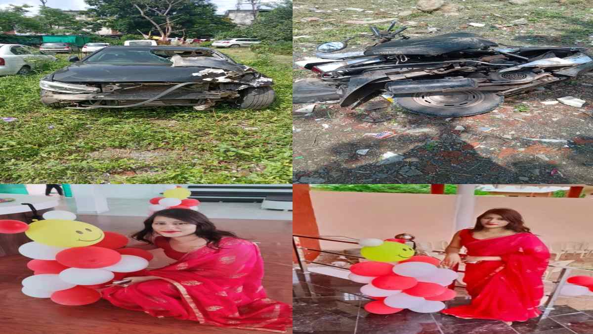 इंदौर में रफ्तार का कहरः लग्जरी कार ने स्कूटी को मारी टक्कर, हादसे में 2 युवती की मौत, ड्राइवर फरार