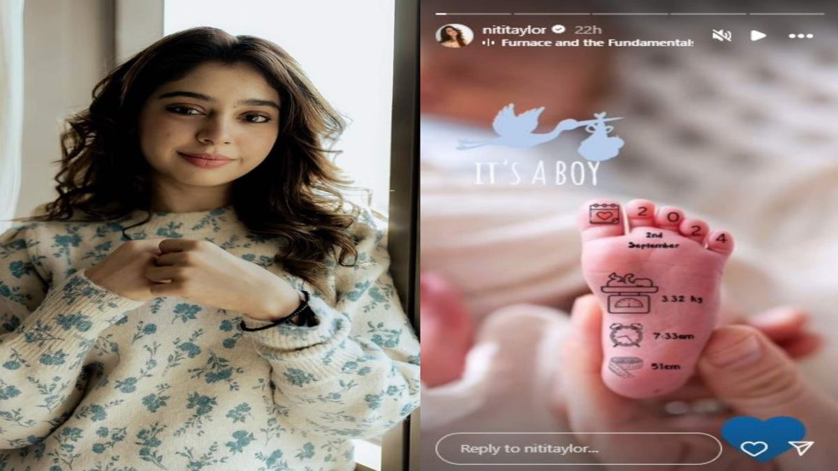 Niti Taylor के घर गूंजी किलकारी, पोस्ट शेयर कर एक्ट्रेस ने दिया फैंस को सरप्राइज …