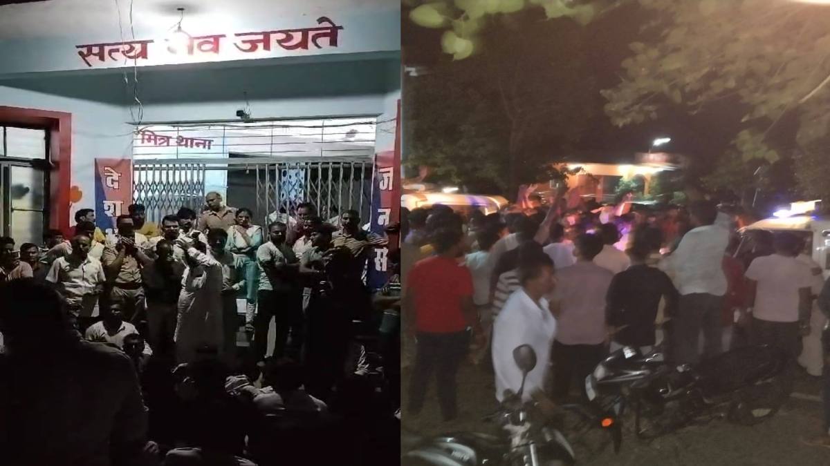 ‘हनुमान’ जी की प्रतिमा खंडित करने पर बवाल: हिन्दू संगठन ने थाने का किया घेराव, टीआई को हटाने की मांग