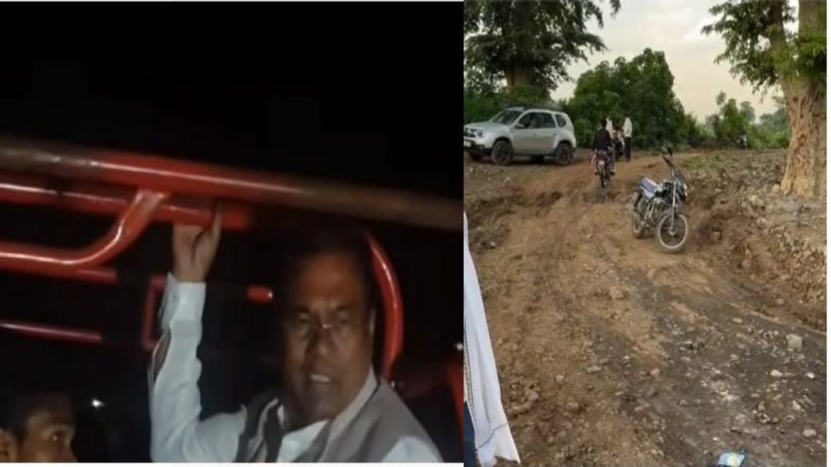धरी की धरी रह गई सांसद की चमचमाती कारः ट्रैक्टर से नदी पार करते नजर आए, वीडियो वायरल