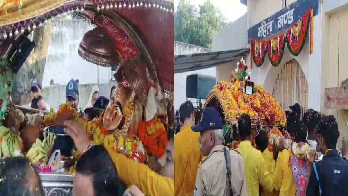 नगर भ्रमण पर निकले काल भैरव: सवारी को पुलिस जवानों ने दी सलामी, कलेक्टर और एसपी ने की पूजा-अर्चना