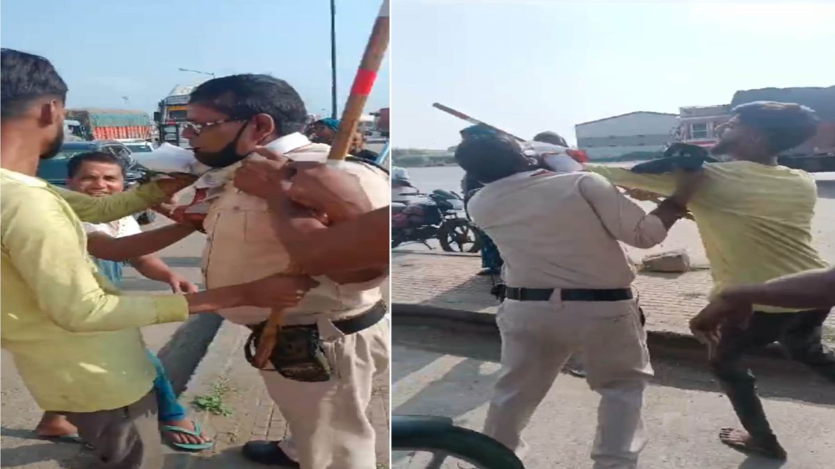 RTO चेक पोस्ट पर ड्राइवरों की गुंडागर्दी: होमगार्ड से की झूमा-झपटी, VIDEO VIRAL होने बाद हरकत में आया प्रशासन