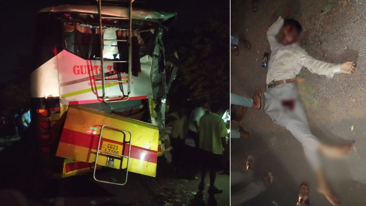 CG Accident News: ट्रक ने यात्रियों से भरी बस को मारी टक्कर, कई घायल … इधर बाइक हादसे में युवक की मौत
