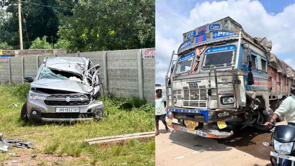 CG Accident News: तेज रफ्तार ट्रक और कार की भिड़ंत, दो युवकों की मौत, चार गंभीर