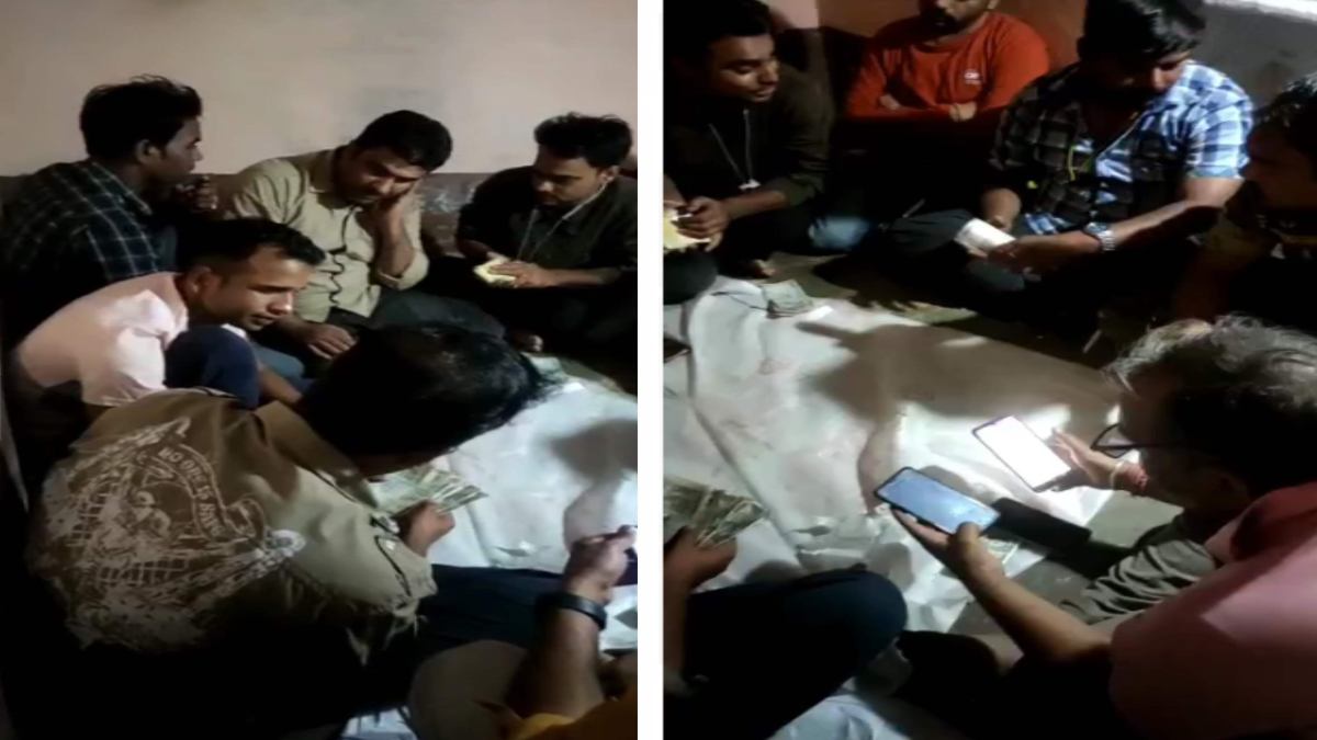 वाह क्या सीन है! कानून के रखवाले खेलते नजर आए जुआ, VIDEO VIRAL होने के बाद SP ने 6 को किया सस्पेंड