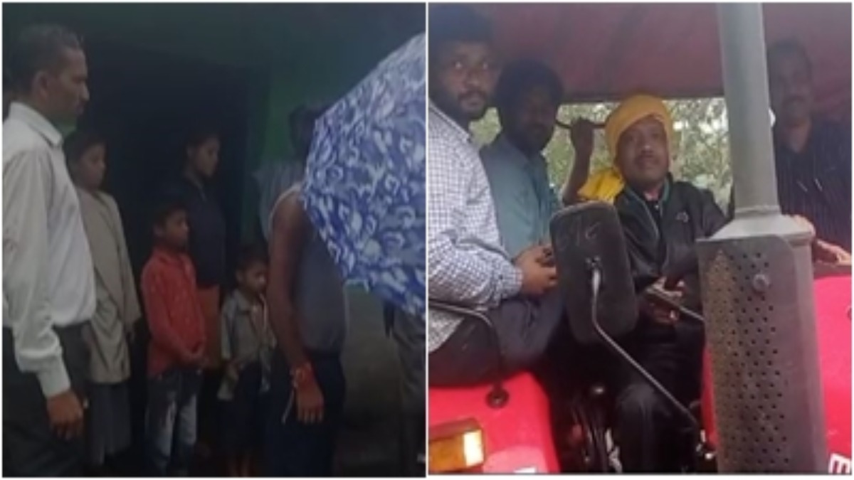 बैगा परिवार के मां बेटे की हुई एक ही दिन में मौत, कीचड़ भरे रास्ते से ट्रैक्टर पर गांव पहुंचे SDM 