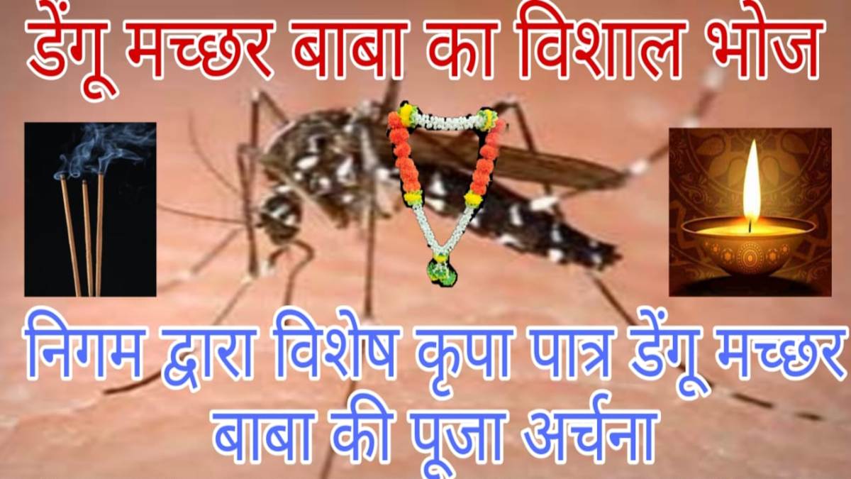 ‘डेंगू मच्छर बाबा’ का विशाल भोज: कांग्रेस करेगी अनोखा प्रदर्शन, कहा- जल्द Dengue में भी नंबर वन बनेगा इंदौर