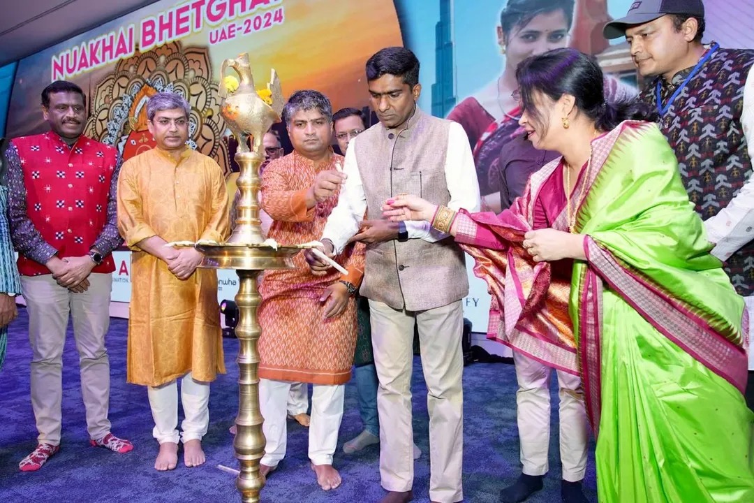 नुआखाई परिबार यूएई : ओडिशा की संस्कृति, संगीत और ‘अम्बिल’ व्यंजनों को प्रदर्शित करते हुए मनाया नुआखाई भेटघाट
