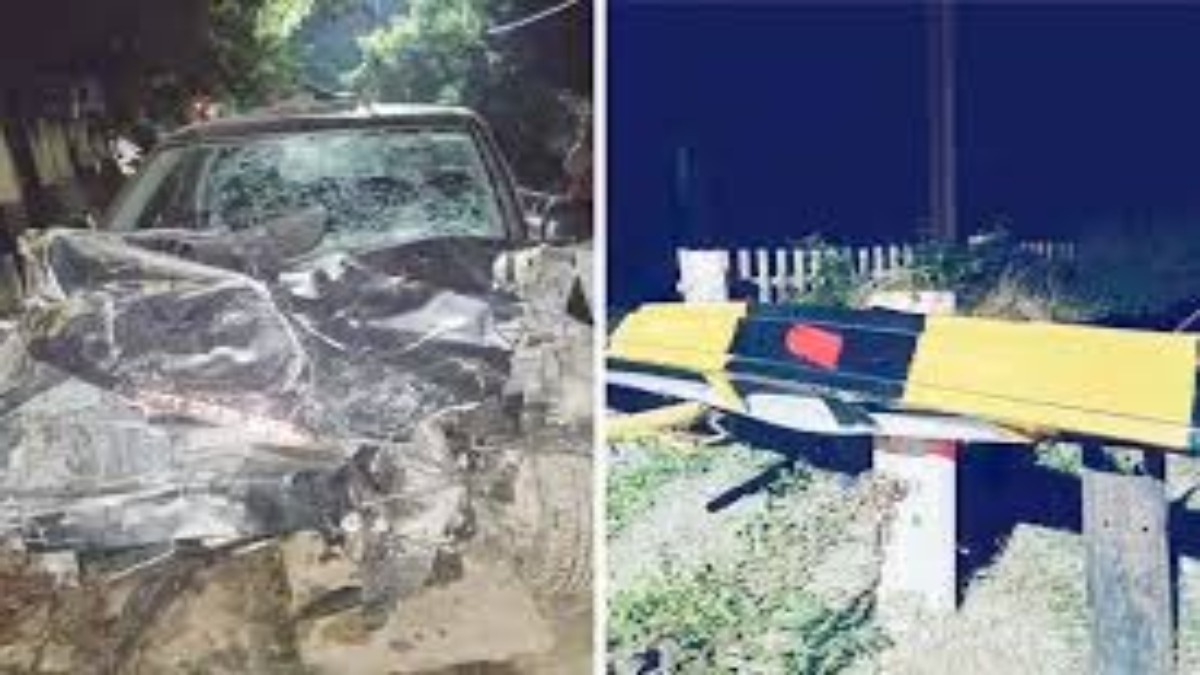 सनक ऐसी कि पत्नी और उसके प्रेमी पर चढ़ा दी गाड़ी, रेलवे फाटक तोड़ 100 मीटर तक घसीटता ले गया सिरफिरा, पढ़ें दिल दहला देने वाली खबर