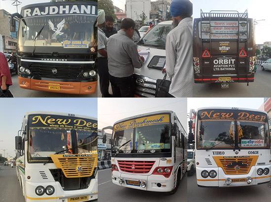 पंजाब : परिवहन विभाग ने किया 600 बसों का परमिट रद्द, 30 फीसदी बसें बादल परिवार की