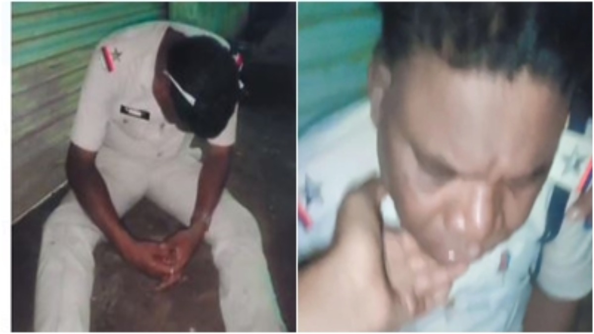 वर्दी हुई शर्मसार: नशे में धुत ASI का सड़क पर हाईवोल्टेज ड्रामा, Video वायरल  