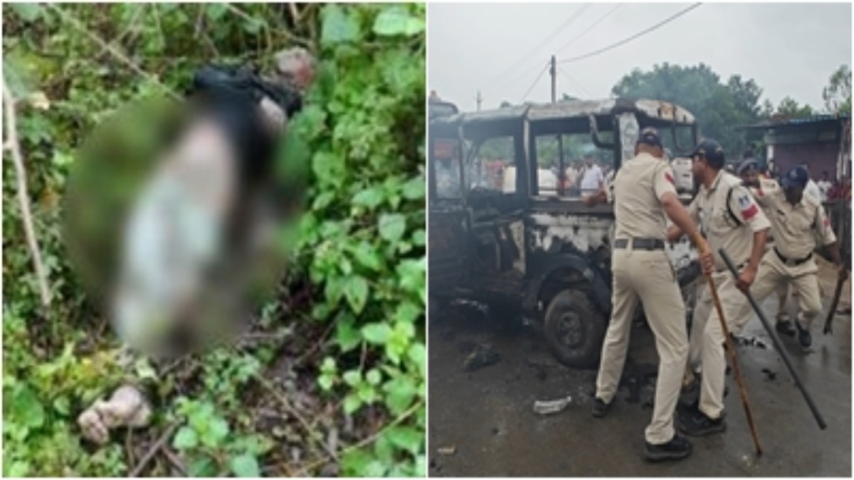 MP में फिर पुलिस पर पथराव: सड़क पर लगाया जाम, दुकान व गाड़ियों को किया आग के हवाले, जानें क्या है पूरा मामला