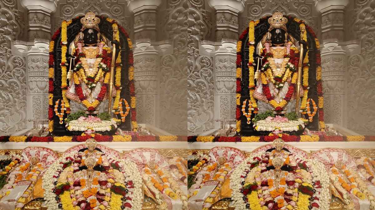 Ayodhya News: रामलला की पोशाक पर सुसज्जित हुई उत्तराखंड की ऐपण कला, राम मंदिर में दिखी अनोखी झलक