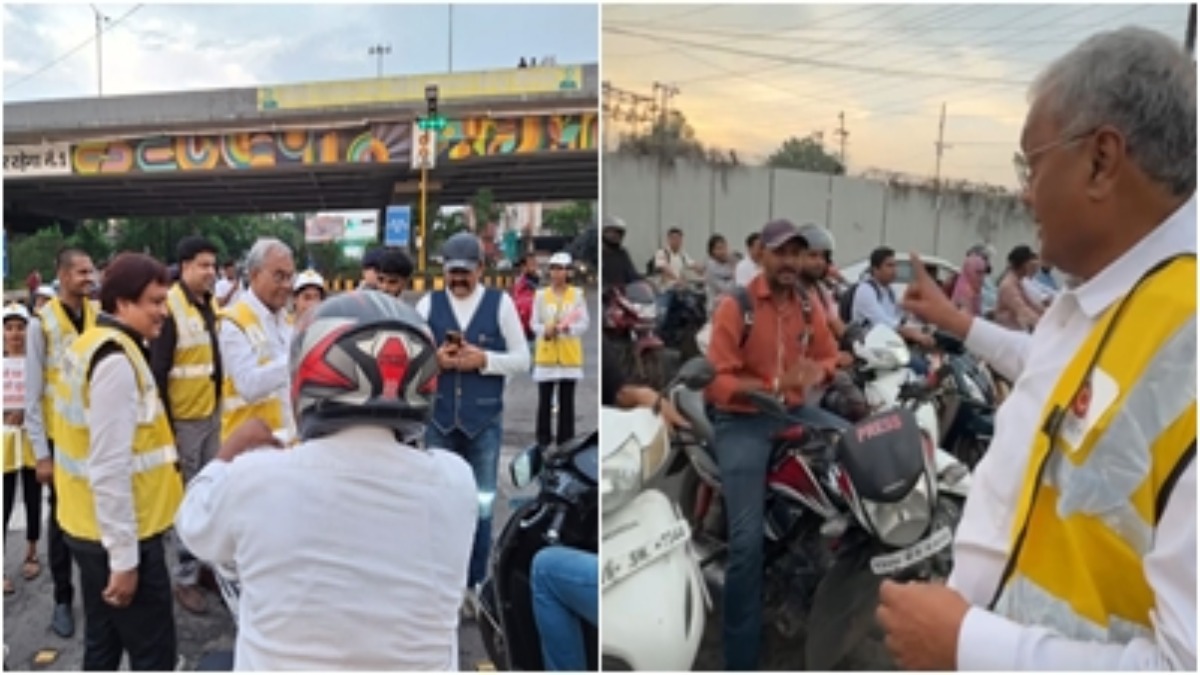 विधायक ने खुद संभाली ट्रैफिक की कमान, सिग्नल पर उतरकर नागरिकों को पढ़ाया यातायात का पाठ  