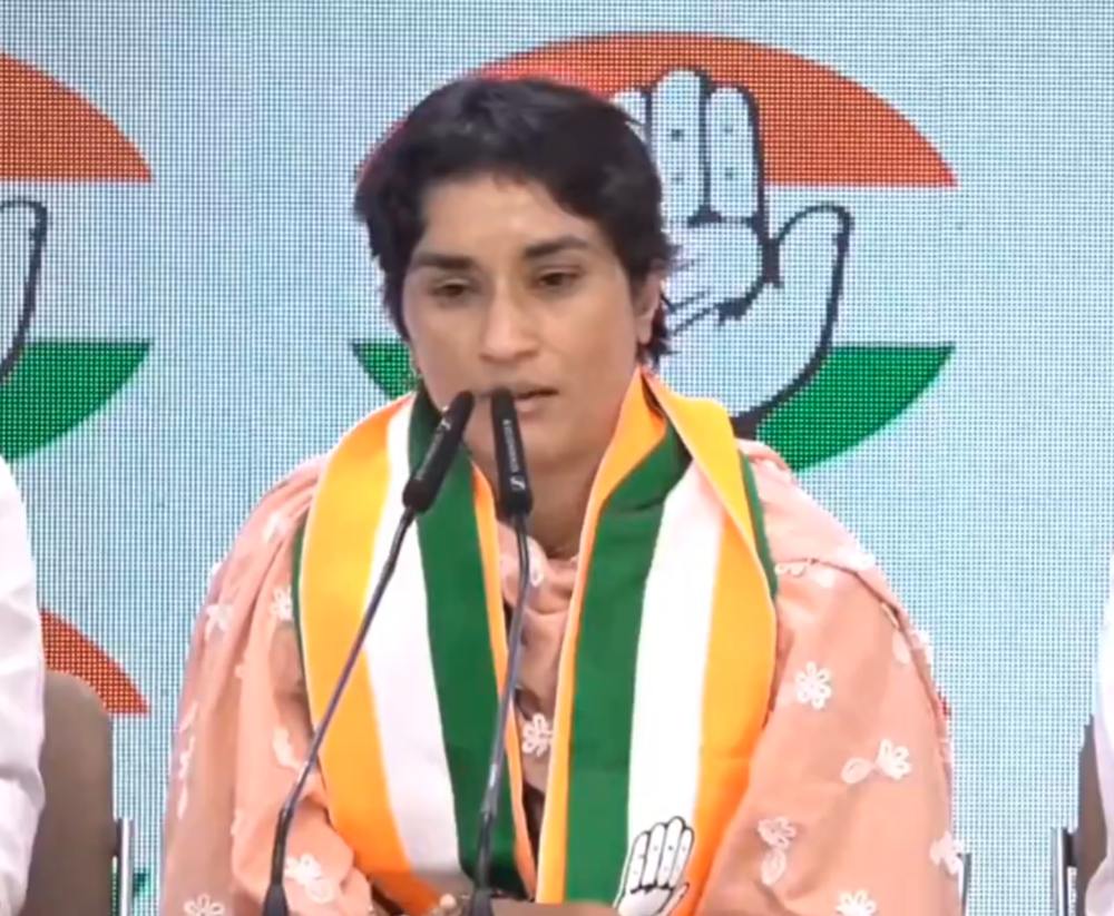 कांग्रेस ज्वाइन करने के बाद विनेश फोगाट की आई पहली प्रतिक्रिया, मोदी सरकार पर लगाए गंभीर आरोप, बोलीं- BJP हमें फुंके हुए कारतूस…’- Vinesh Phogat-Bajrang Joins Congress