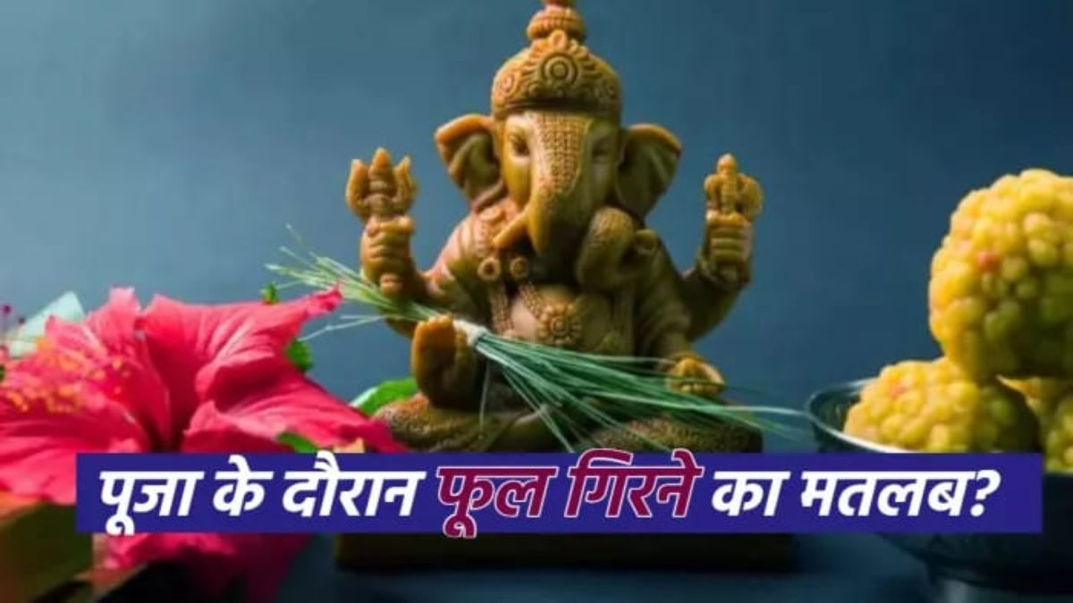 पूजा के दौरान यदि भगवान में चढ़ा फूल गिर जाए तो उसका क्या करें? जवाब जाने यहां