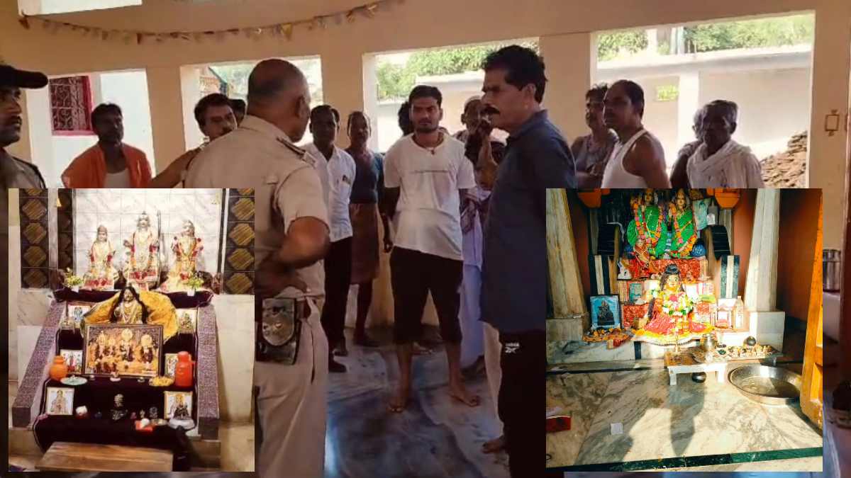 भगवान के घर में भी चोरी: पुजारी के गले पर रखी कुल्हाड़ी, फिर मंदिरों में चोरों ने बोला धावा, लाखों का मुकुट चोरी कर हुए फरार