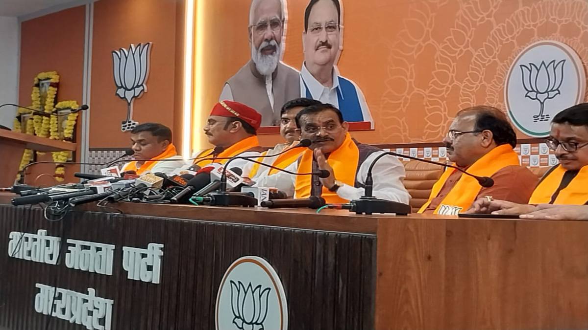 बीजेपी सदस्यता अभियान का पहला चरण कल पूराः प्रदेश अध्यक्ष वीडी शर्मा बोले- 77 लाख सदस्य बन चुके, 85 लाख मिस कॉल आये, कांग्रेस के आरोप पर कही यह बात