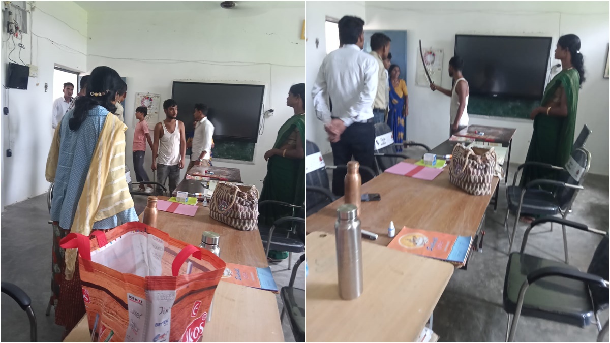 बनियान में स्कूल पहुंचा शख्स, कहा- मुझे लड़कियों के साथ बैठना है, मना करने पर तलवार लेकर पहुंचा और फिर…