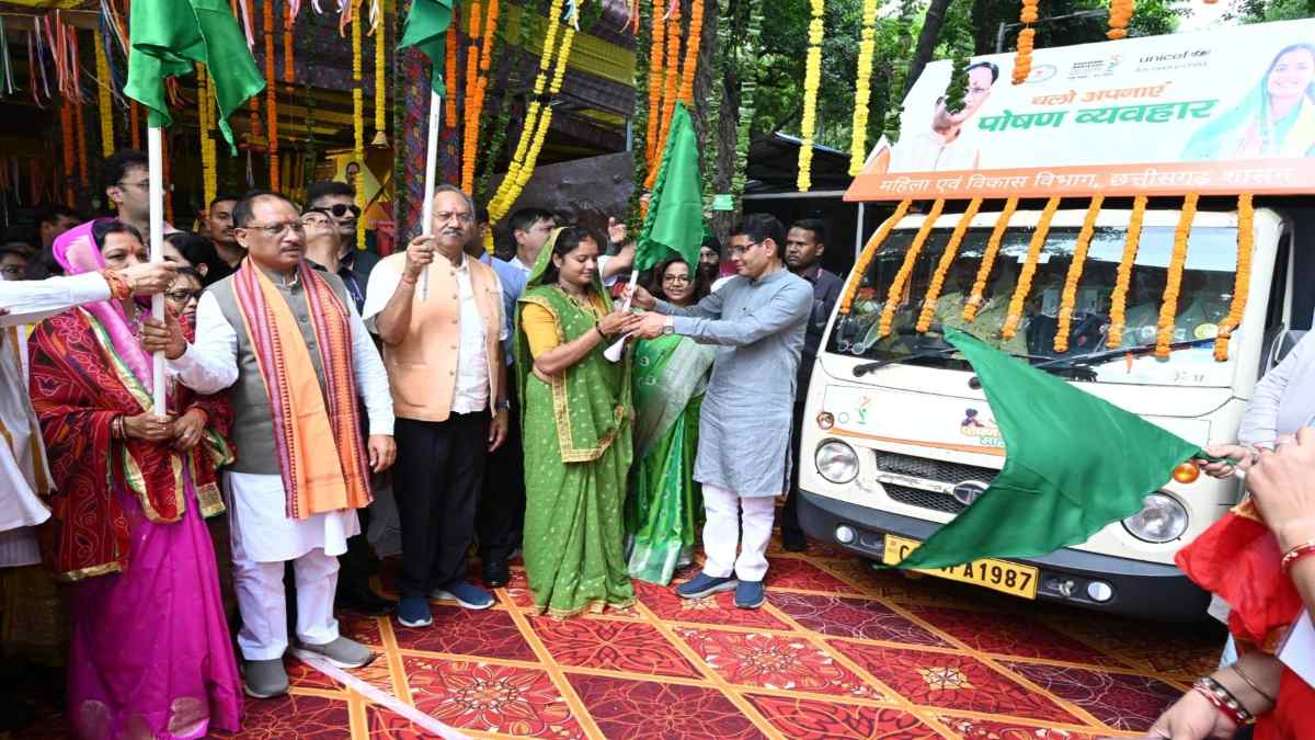 राष्ट्रीय पोषण माह 2024: पोषण जागरूकता गतिविधियों में छत्तीसगढ़ देश में तीसरे स्थान पर, वजन त्यौहार में 23 लाख बच्चों का वृद्धि मापन