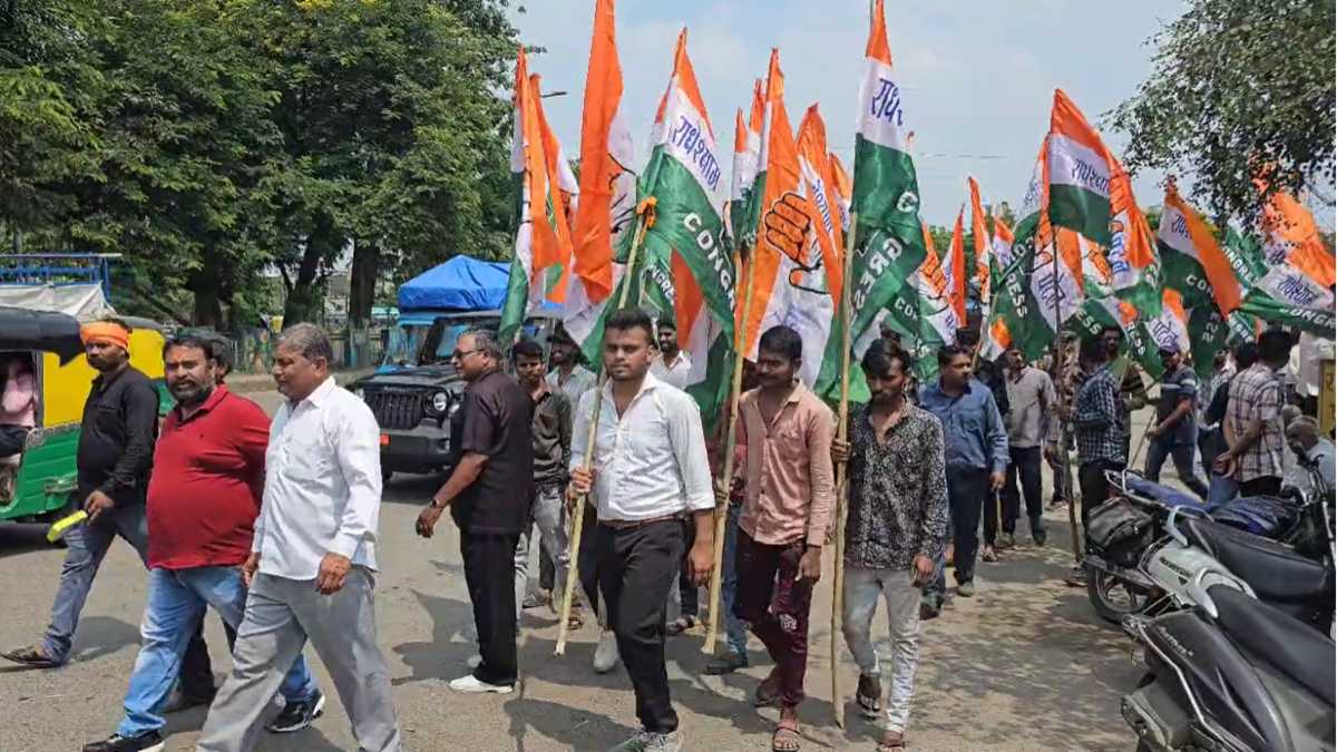 कांग्रेस किसान न्याय यात्रा रैली में शामिल होने पहुंचे हुड़दंगी: बुलेट साइलेंसर से निकाल रहे थे गोली चलने की आवाज, पुलिस ने सिखाया सबक