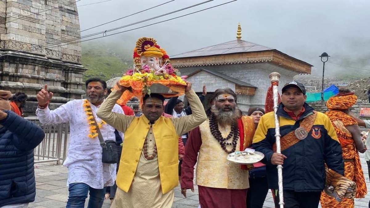 Uttarakhand News: श्री केदारनाथ धाम में हुआ गणेश चतुर्थी का विशेष आयोजन