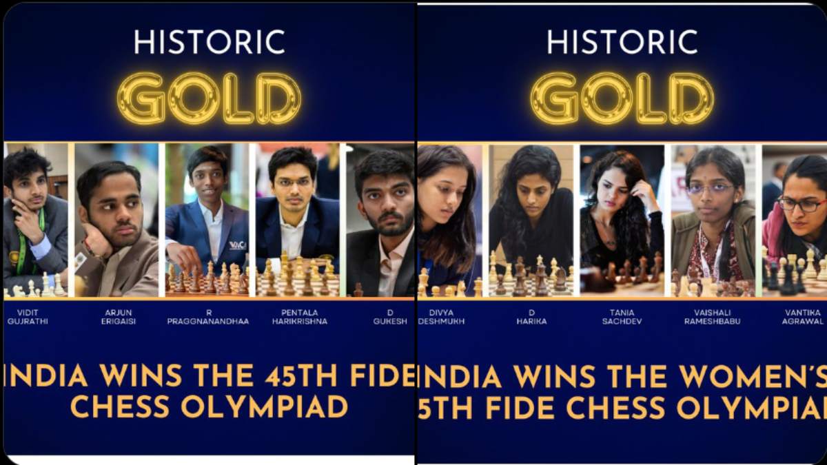 शतरंज में भारत को गोल्डः मुख्यमंत्री डॉ मोहन यादव ने  दोनों खिलाड़ियों को दी बधाई, X पर लिखा- गौरवान्वित हुआ भारत