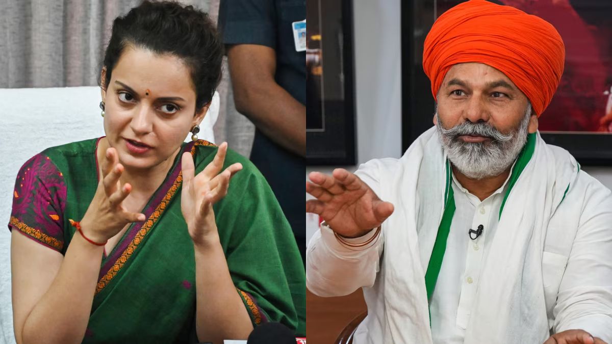 कंगना रनौत के बयान पर किसान नेता राकेश टिकैत ने किया पलटवार, कहा- उनमें बचपना बहुत है और…