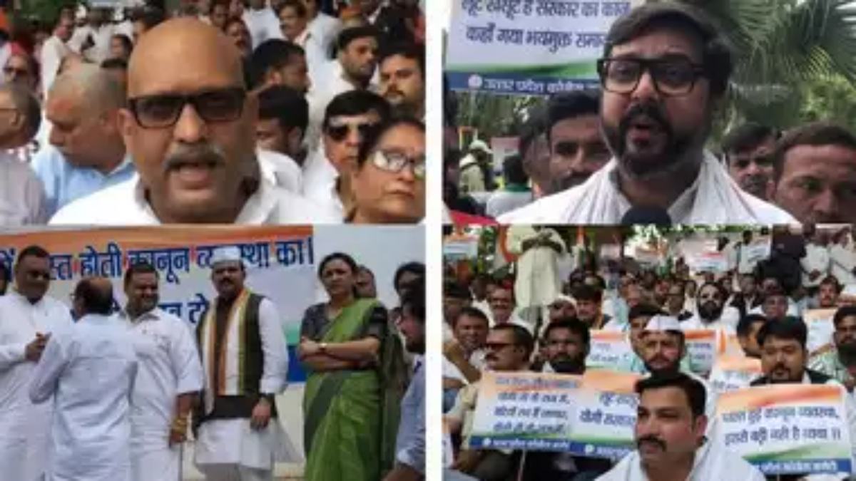 UP News: सरकार के खिलाफ कांग्रेस का हल्लाबोल, मंडलों में सड़क पर कांग्रेसी!
