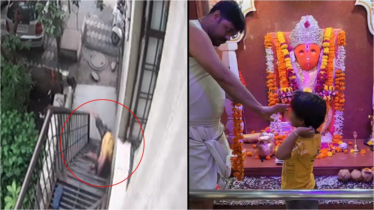 हनुमान जी ने बचाई बच्चे की जान! बर्थडे पर मंदिर से लौटा 5 साल का मासूम, खेलते हुए अचानक ऊंचाई से गिरा, फिर…