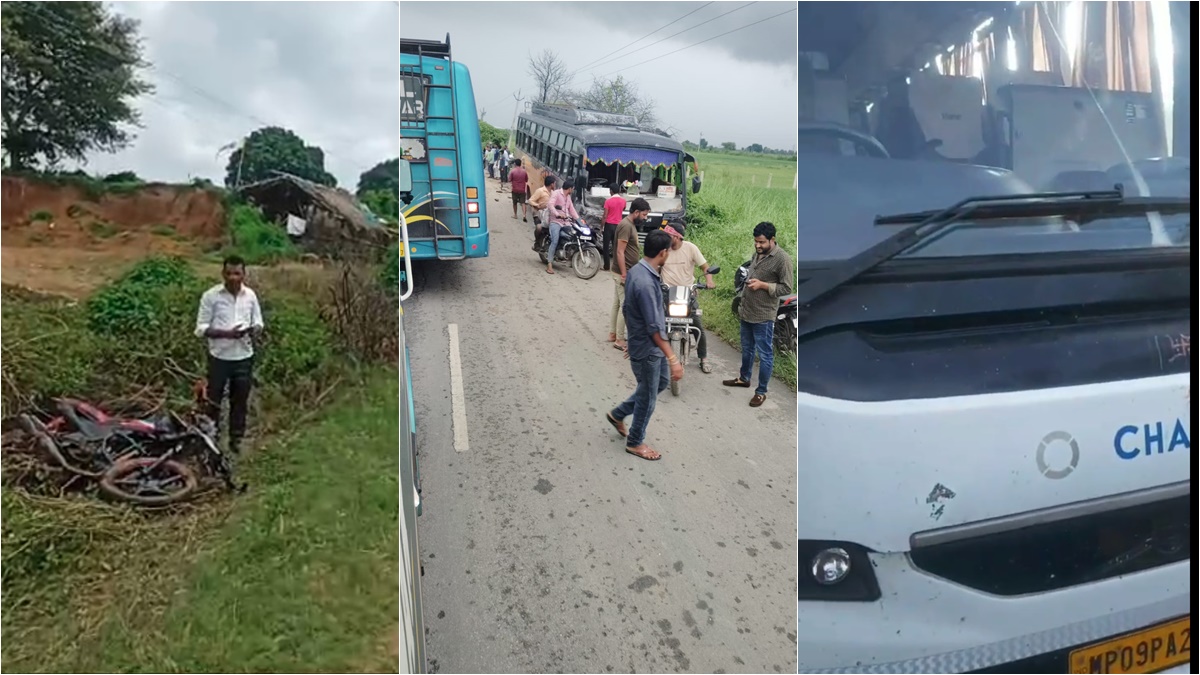 दर्दनाक सड़क हादसा: जबलपुर में वैन की टक्कर से 3 की मौत, मुरैना में बस की टक्कर में कार ड्राइवर ने तोड़ा दम, भोपाल से सागर जा रही बस का फटा टायर