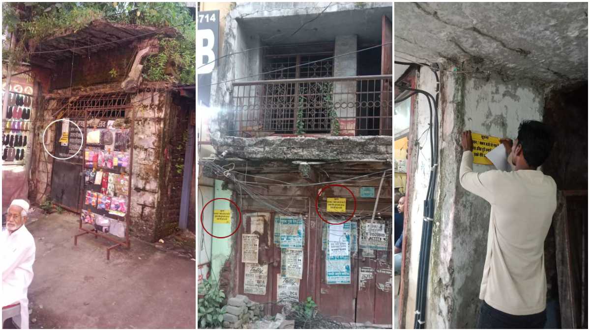 राजधानी में विसर्जन झांकी रूट के जर्जर भवनों पर लगा नोटिस, आम लोगों से ऐसे भवनों से दूर रहने की अपील…