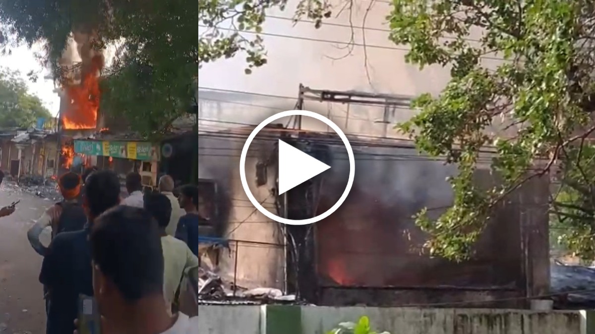 RAIPUR BREAKING: रविशंकर शुक्ल यूनिवर्सिटी के सामने ट्यूशन क्लास और कैफे में लगी भीषण आग, सिलेंडर फटने से मचा हड़कंप, काबू पाने में लगी फायर ब्रिगेड, देखें VIDEO