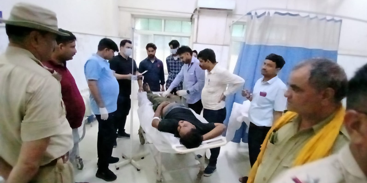 Rajasthan News: डीग में पुलिस और हिस्ट्रीशीटर सुरेश गुर्जर के बीच मुठभेड़