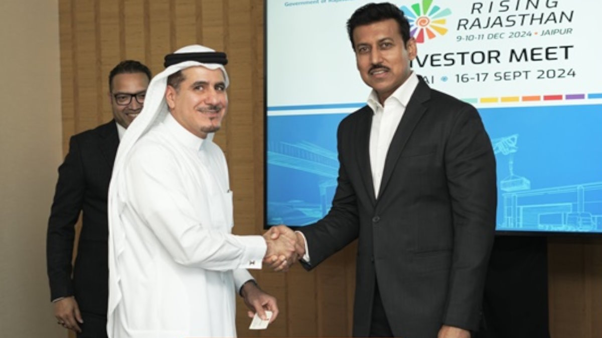 ग्लोबल इन्वेस्टमेंट समिट 2024 : उद्योग मंत्री राजवर्धन राठौर ने यूएई के मंत्री से की मुलाकात, राजस्थान में निवेश के लिए किया आमंत्रित…